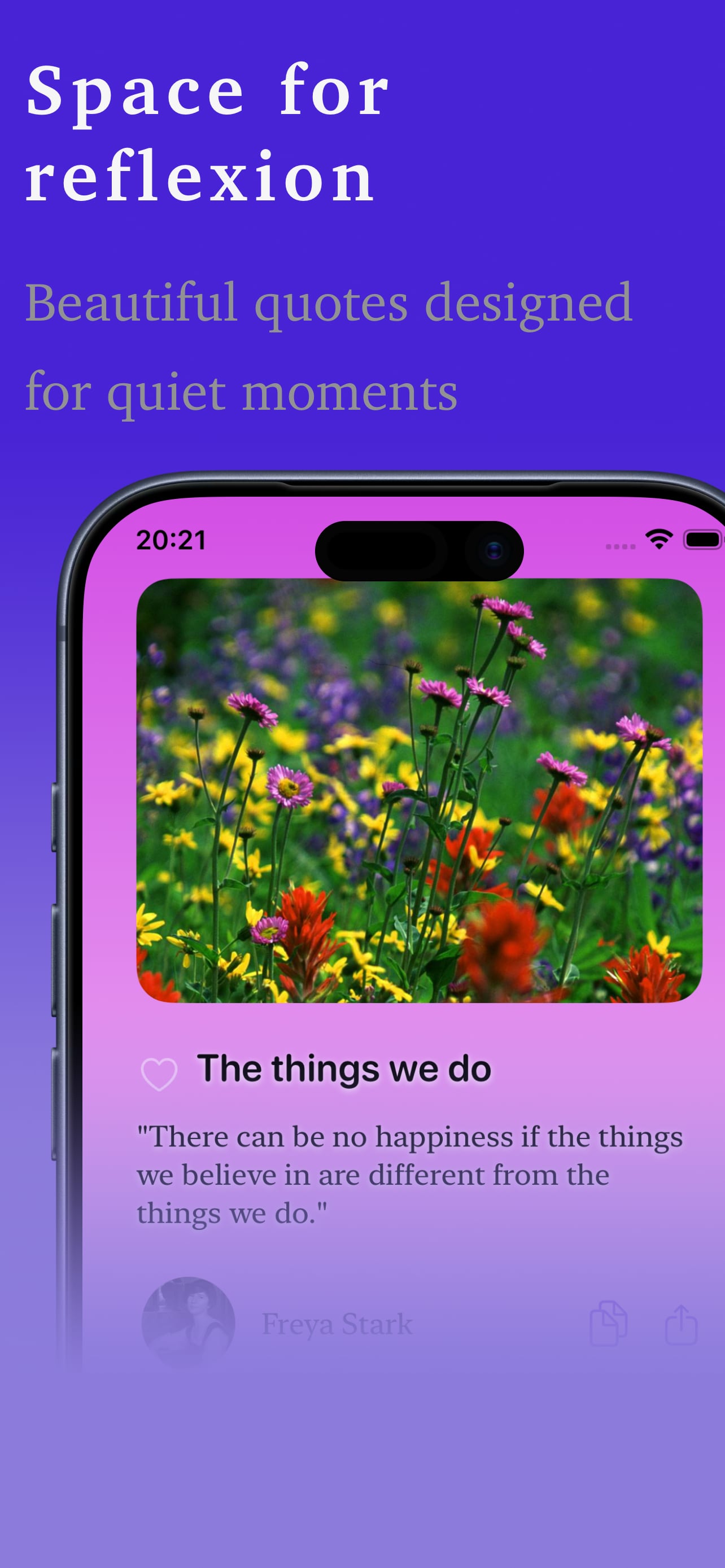Verso app main screen