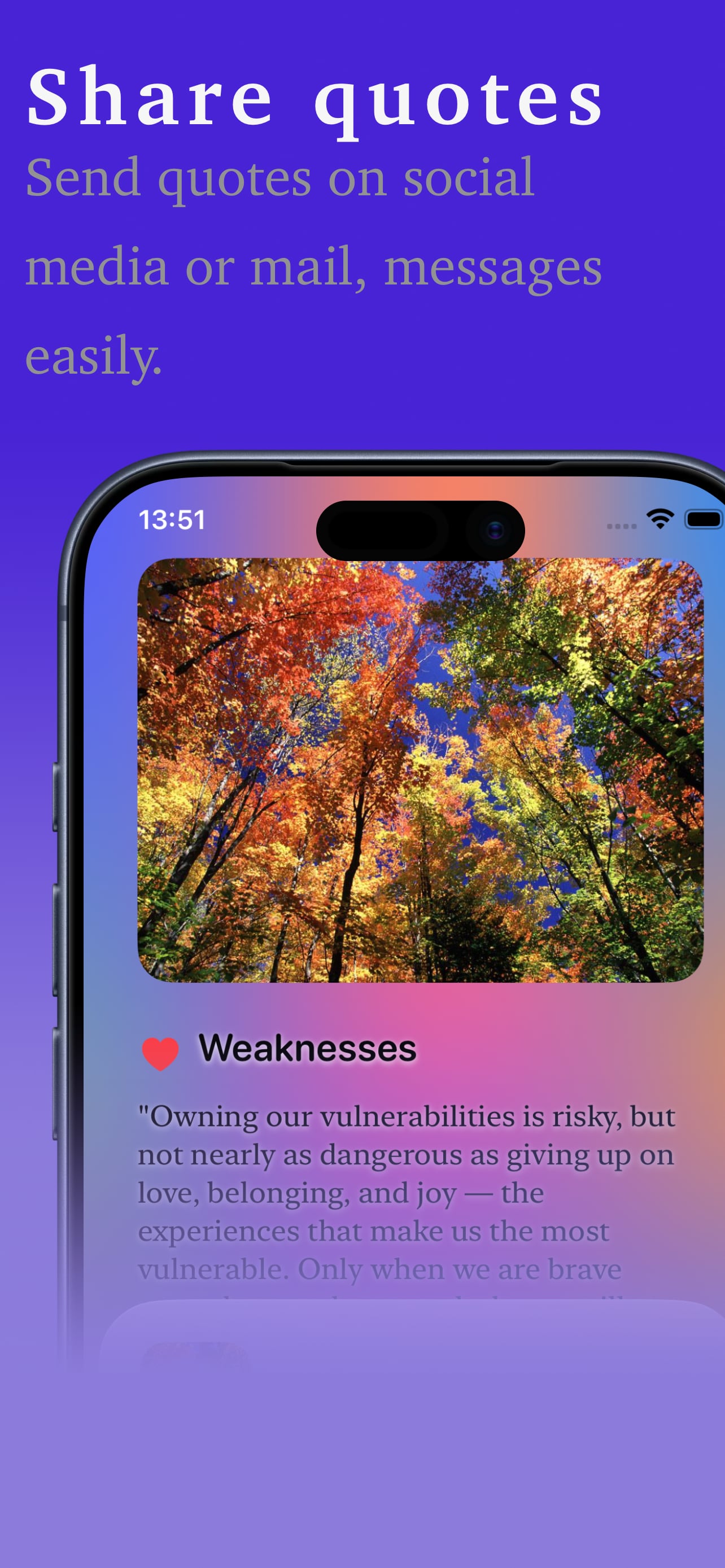 Verso quote sharing screen